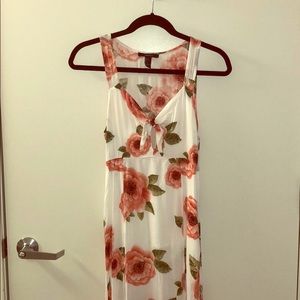 Floral Maxi Dress with Slits